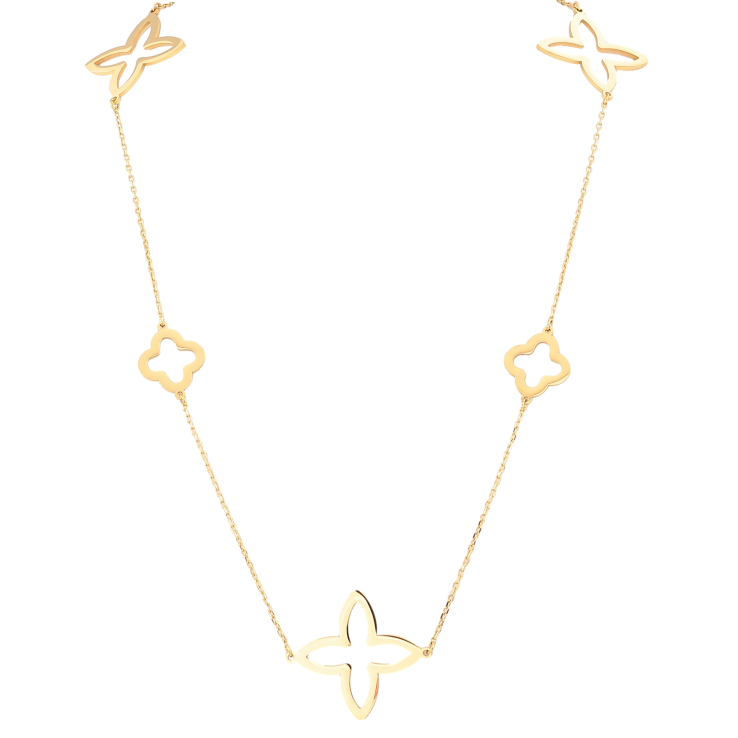 Кольє Нержавіюча сталь "Клевер" довжина 89-93см х 1-29мм фото №13 Кольє Нержавіюча сталь "Клевер" довжина 89-93см х 1-29мм фото №13