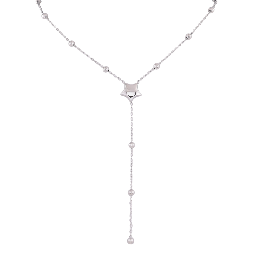 Кольє Нержавіюча сталь "Підвіска із зірочкою" довжина 42-47см х 1-3мм фото №1 Кольє Нержавіюча сталь "Підвіска із зірочкою" довжина 42-47см х 1-3мм фото №1