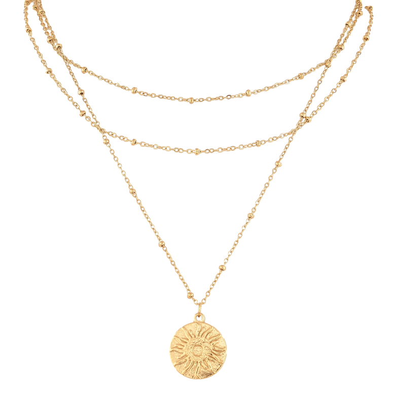 Кольє Нержавіюча сталь "Потрійний ланцюжок з двосторонньою підвіскою" довжина 37-42см х 2мм фото №14 Кольє Нержавіюча сталь "Потрійний ланцюжок з двосторонньою підвіскою" довжина 37-42см х 2мм фото №14