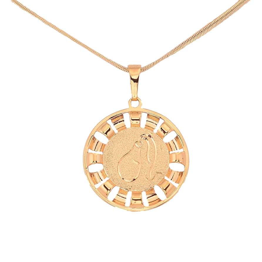 Кулон на ланцюжку(299806) Xuping колір Позолота 18К "Знак Зодіаку" (на вибір) довжина 56см х 2мм У подарунковому мішечку! фото №1 Кулон на ланцюжку(299806) Xuping колір Позолота 18К "Знак Зодіаку" (на вибір) довжина 56см х 2мм У подарунковому мішечку! фото №1