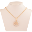 Кулон на ланцюжку Xuping M&L колір 18K "Мусульманська підвіска з написом Аллах" довжина 44см х 2мм фото №3 Кулон на ланцюжку Xuping M&L колір 18K "Мусульманська підвіска з написом Аллах" довжина 44см х 2мм фото №3