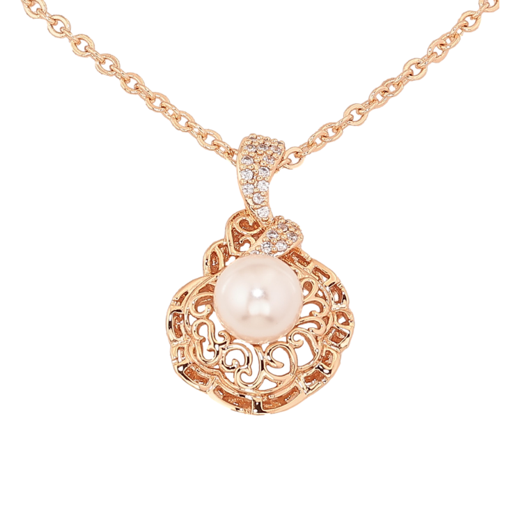 Кулон на ланцюжку Xuping M&L колір 18К "Перлинна підвіска" розмір 45см х 2.5мм фото №12