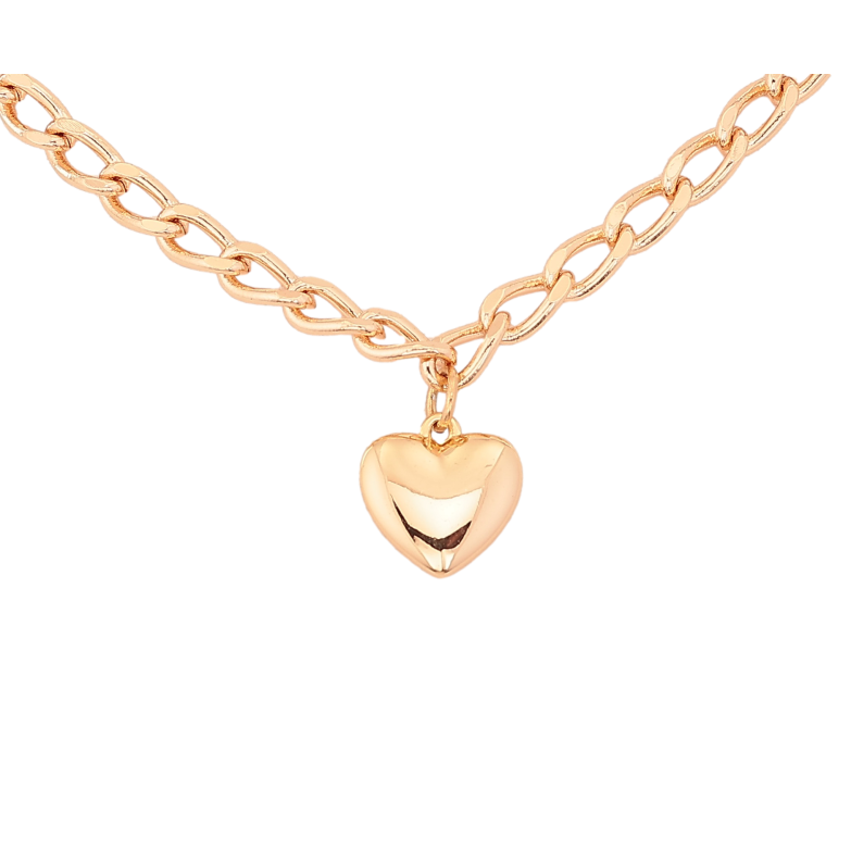 Кулон на ланцюжку Xuping M&L колір 18К "Сердечко" розмір 46-50см х 5мм фото №17