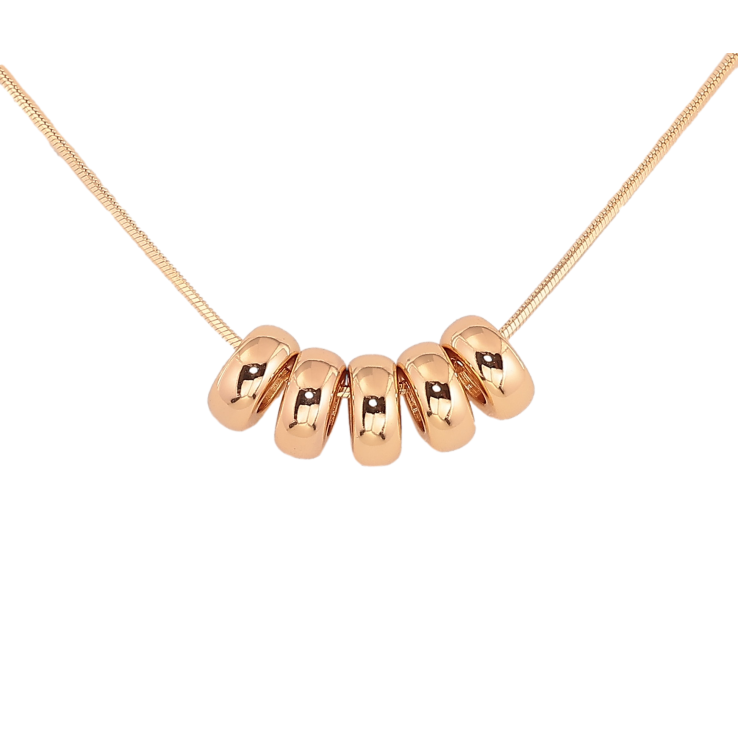 Кулон на ланцюжку Xuping колір Позолота 18К "Декоративні намистини" довжина 45-50см х 1мм фото №9 Кулон на ланцюжку Xuping колір Позолота 18К "Декоративні намистини" довжина 45-50см х 1мм фото №9