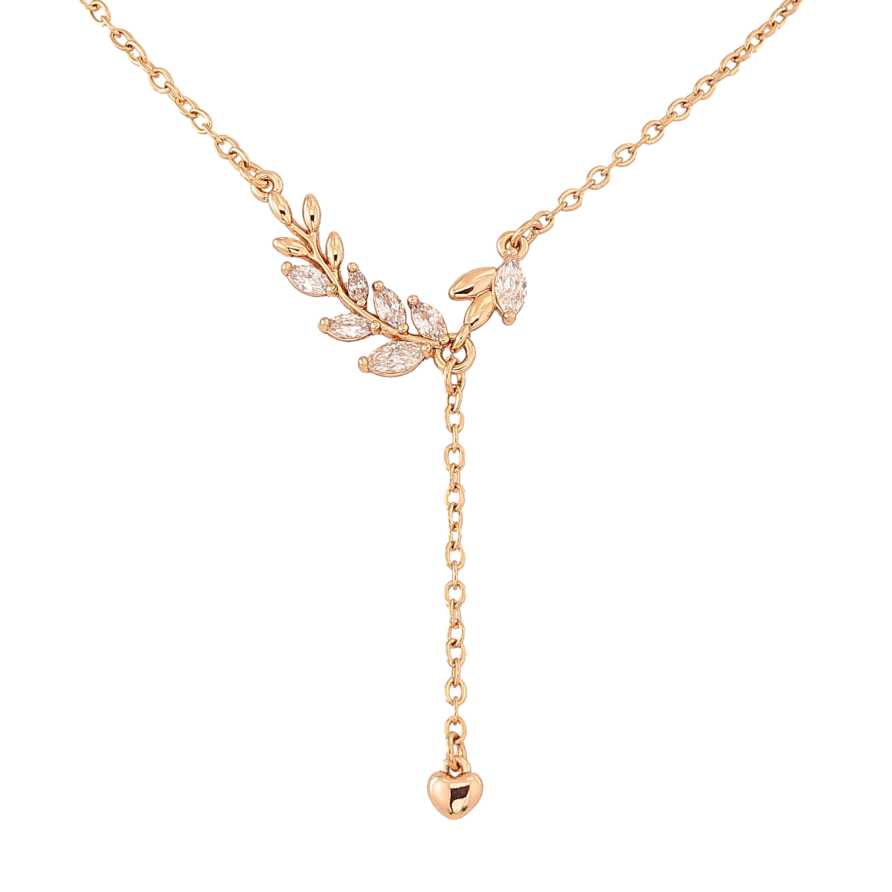 Колье Xuping цвет Позолота 18К "Кристальная веточка с подвеской сердечко" длина 43-48см х 1.5-8мм фото №1 Колье Xuping цвет Позолота 18К "Кристальная веточка с подвеской сердечко" длина 43-48см х 1.5-8мм фото №1
