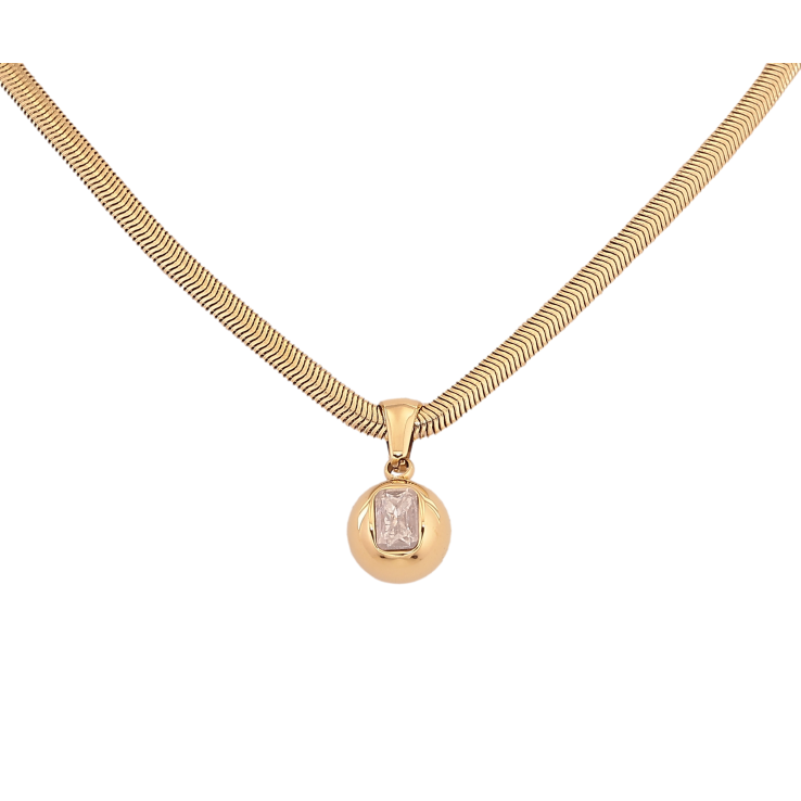 Підвіска на ланцюжку Нержавіюча сталь "Куля з кристалом" довжина 42-47см х 3мм фото №13 Підвіска на ланцюжку Нержавіюча сталь "Куля з кристалом" довжина 42-47см х 3мм фото №13