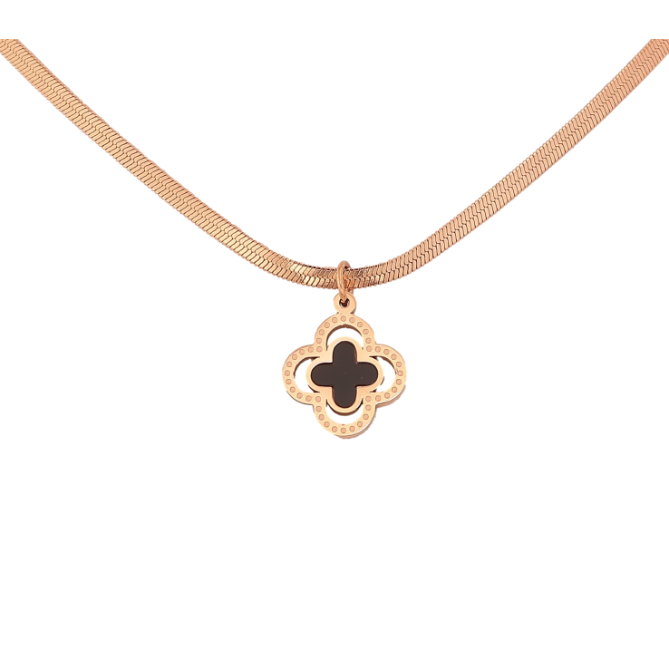 Підвіска на ланцюжку Нержавіюча сталь "Конюшина" довжина 42-47см х 2.5мм фото №14