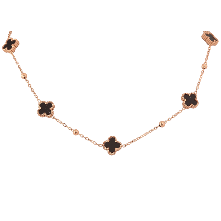 Кольє Нержавіюча сталь "Клевер" довжина 42-46см х 1.5-9мм фото №19 Кольє Нержавіюча сталь "Клевер" довжина 42-46см х 1.5-9мм фото №19