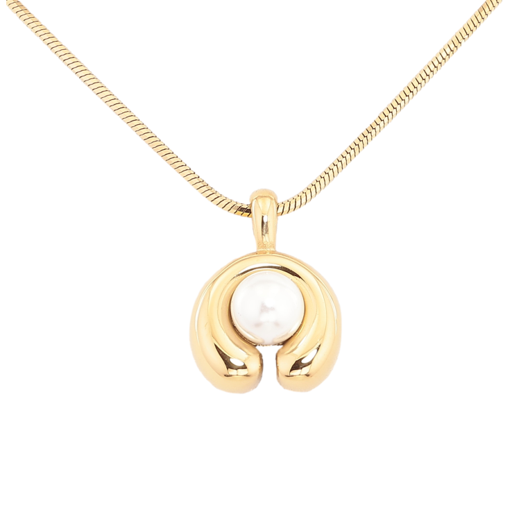 Підвіска на ланцюжку Нержавіюча сталь "Візерунок з перлиною" довжина 42-47см х 1мм фото №8 Підвіска на ланцюжку Нержавіюча сталь "Візерунок з перлиною" довжина 42-47см х 1мм фото №8