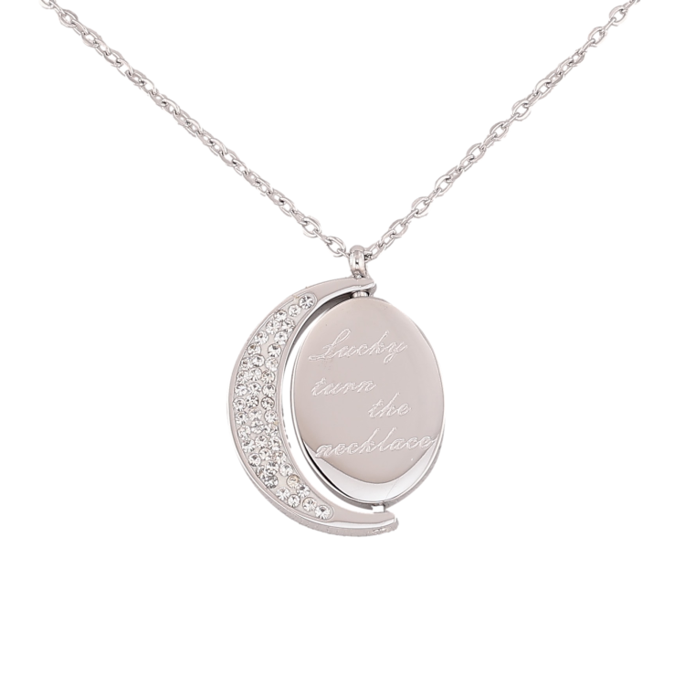 Підвіска на ланцюжку Нержавіюча сталь "Напис Lucky turn the necklace" довжина 41-46см х 1.5мм фото №24 Підвіска на ланцюжку Нержавіюча сталь "Напис Lucky turn the necklace" довжина 41-46см х 1.5мм фото №24