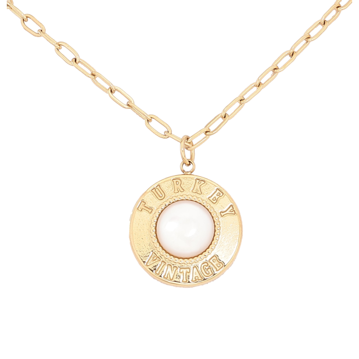 Підвіска на ланцюжку Нержавіюча сталь "Медальйон з написом Turkey vintage та білим кристалом" довжина 41-46см х 3мм фото №15 Підвіска на ланцюжку Нержавіюча сталь "Медальйон з написом Turkey vintage та білим кристалом" довжина 41-46см х 3мм фото №15