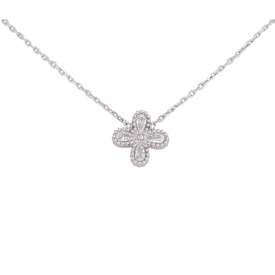 Підвіска на ланцюжку Нержавіюча сталь "Квіточка" довжина 41-46см х 1мм фото №1 Підвіска на ланцюжку Нержавіюча сталь "Квіточка" довжина 41-46см х 1мм фото №1