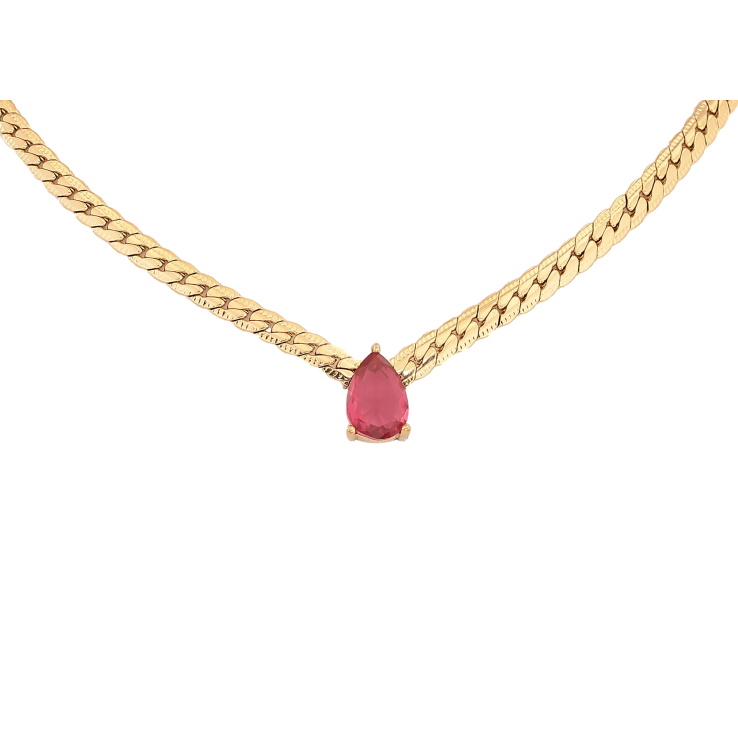 Підвіска на ланцюжку Нержавіюча сталь "Рожева кристальна крапелька" довжина 41-46см х 4мм фото №15 Підвіска на ланцюжку Нержавіюча сталь "Рожева кристальна крапелька" довжина 41-46см х 4мм фото №15