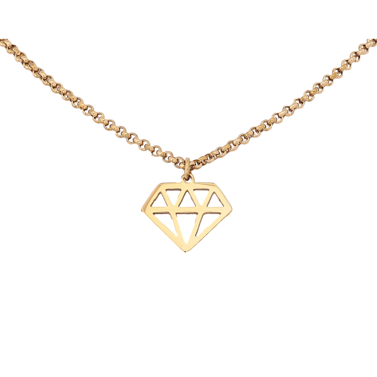 Підвіска на ланцюжку Xuping ТТМ Stainless Steel колір 14К "Кристал" довжина 45-50см х 2мм фото №25