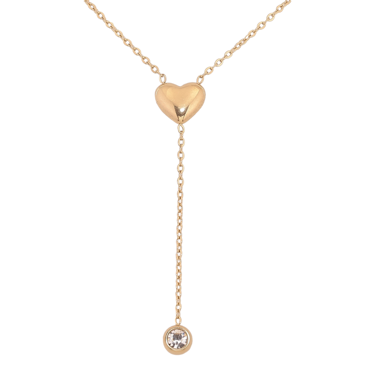 Підвіска на ланцюжку Xuping ТТМ Stainless Steel колір 14К "Серце з кристалом" довжина 45-50см х 1мм фото №19 Підвіска на ланцюжку Xuping ТТМ Stainless Steel колір 14К "Серце з кристалом" довжина 45-50см х 1мм фото №19