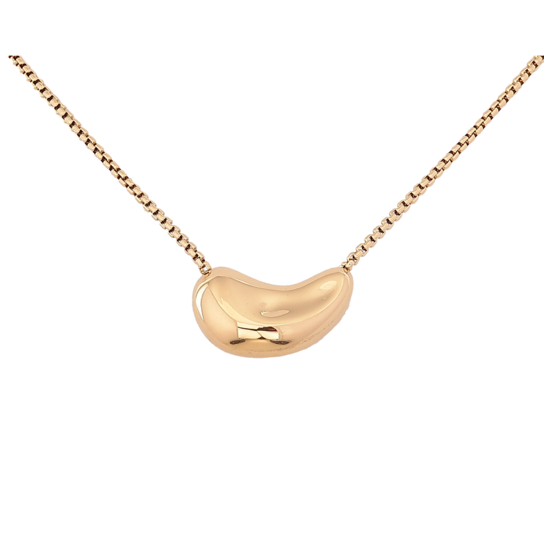 Підвіска на ланцюжку Xuping ТТМ Stainless Steel колір 14К "Об'ємна підвіска" довжина 45-50см х 1.5мм фото №1