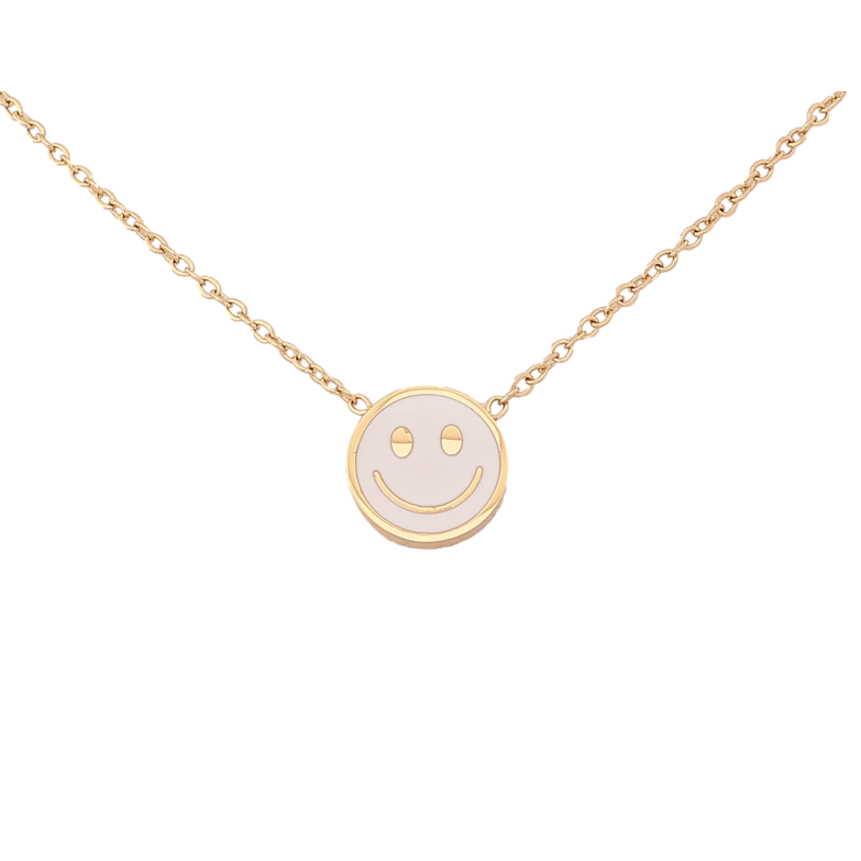 Підвіска на ланцюжку Xuping ТТМ Stainless Steel колір 14К "Смайлик" довжина 45-50см х 1.5мм фото №1