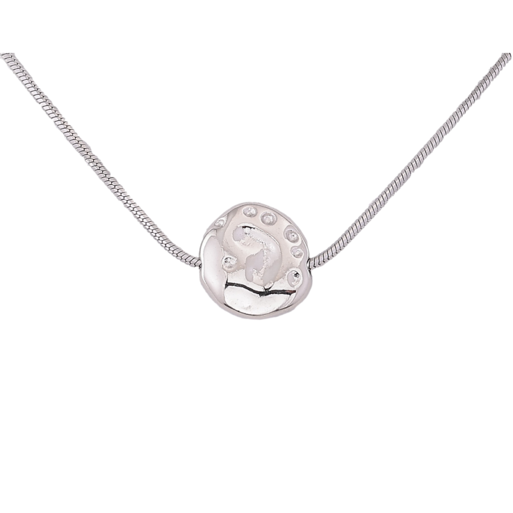 Підвіска на ланцюжку Xuping колір Родій "Декоративна намистина" розмір 42-45см х 1мм фото №24 Підвіска на ланцюжку Xuping колір Родій "Декоративна намистина" розмір 42-45см х 1мм фото №24