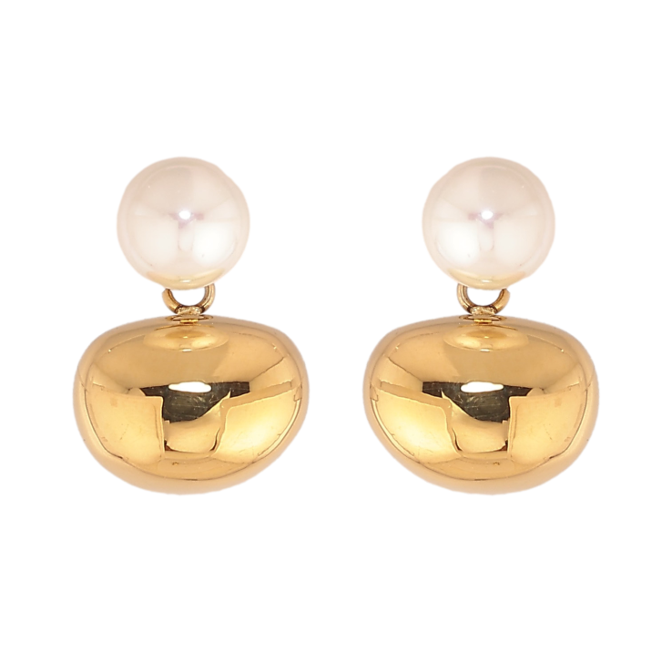 Сережки Нержавіюча сталь пусети "Перлини з декоративними підвісками" фото №23 Сережки Нержавіюча сталь пусети "Перлини з декоративними підвісками" фото №23