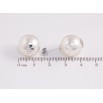 Серьги Нержавеющая сталь пусеты "Жемчужины с мишками" ø 14мм фото №2