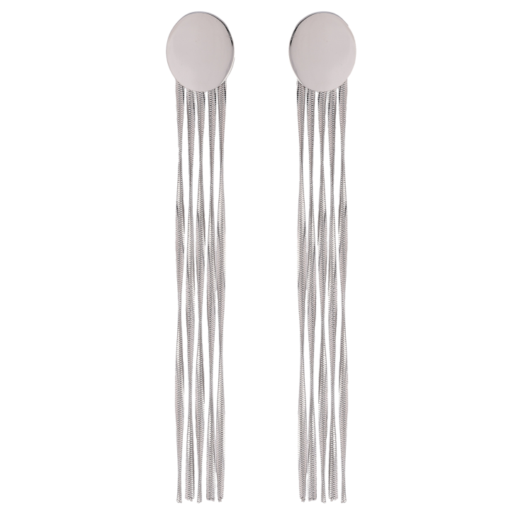 Серьги Нержавеющая сталь пусеты "Декоративные подвески" фото №11