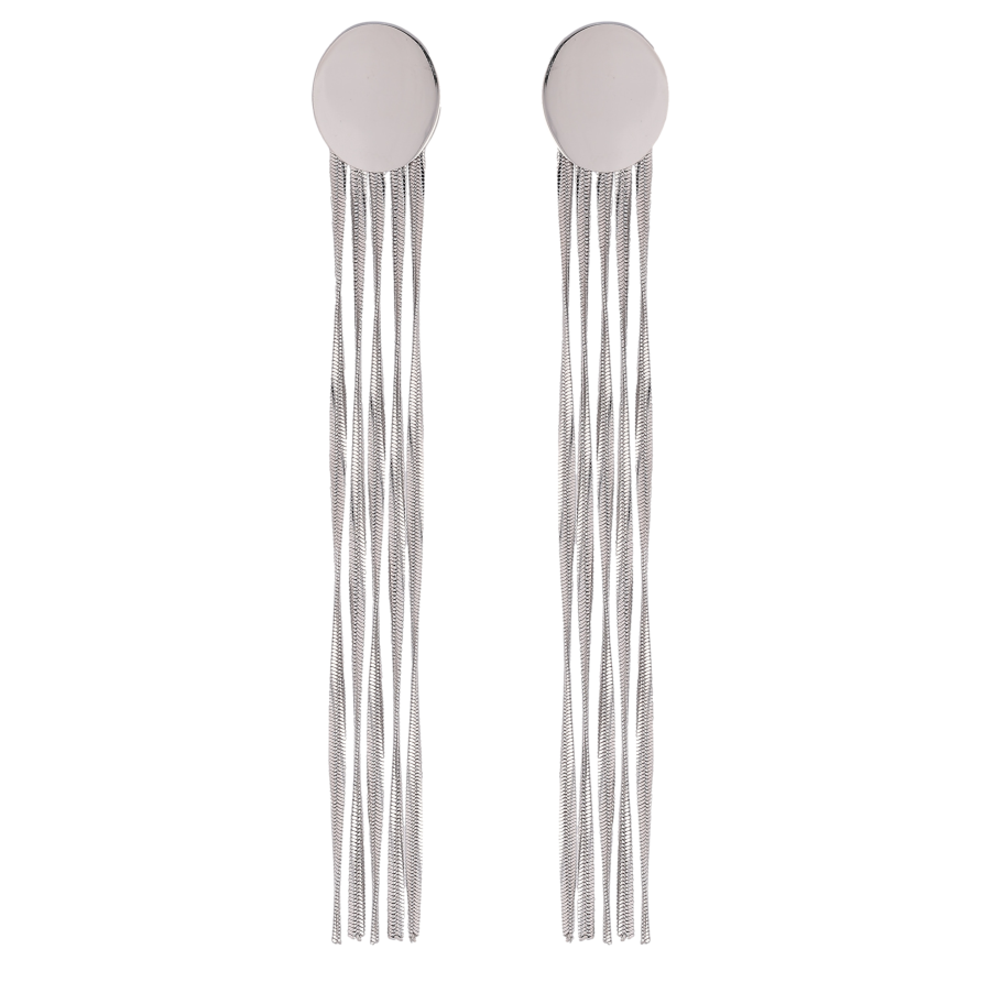 Серьги Нержавеющая сталь пусеты "Декоративные подвески" фото №1