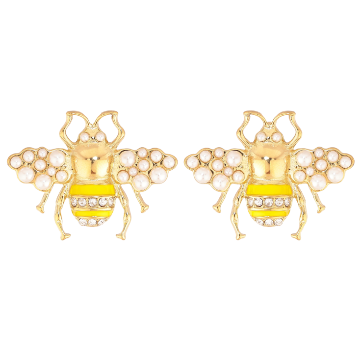 Сережки Нержавіюча сталь пусети "Бджоли" фото №22