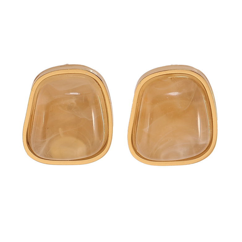 Сережки Xuping TTM Stainless Steel колір 14К пусети "Декоративні" фото №8