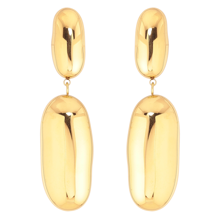 Сережки Xuping TTM Stainless Steel колір 14К пусети "Декоративні підвіски" фото №20