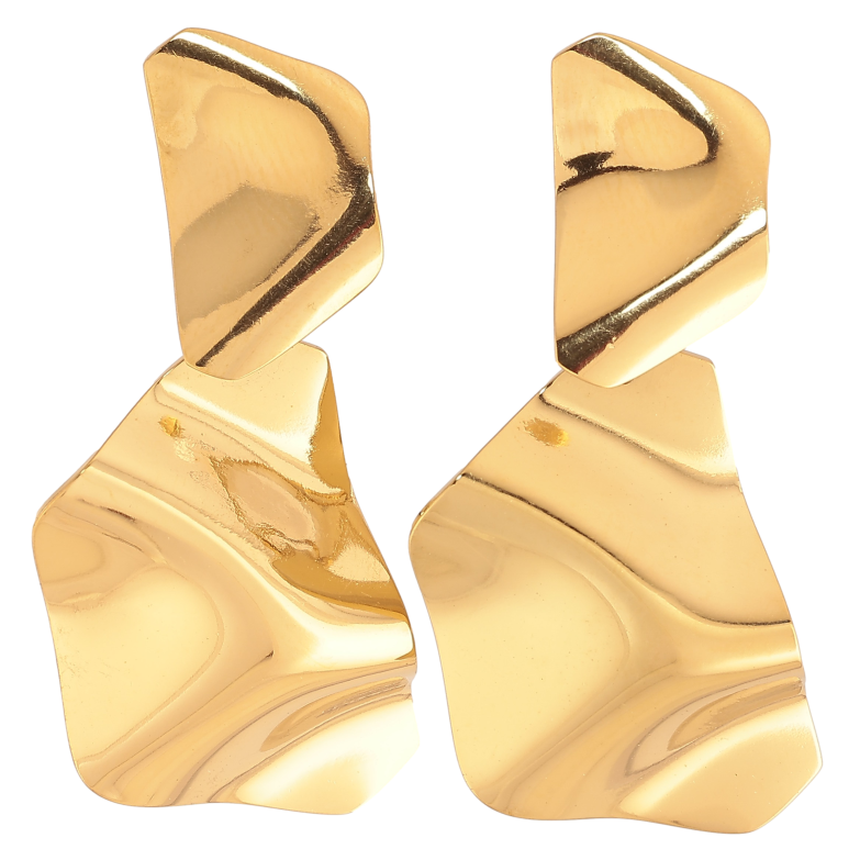 Серьги Xuping TTM Stainless Steel цвет 14К пусеты "Декоративные подвески" фото №1