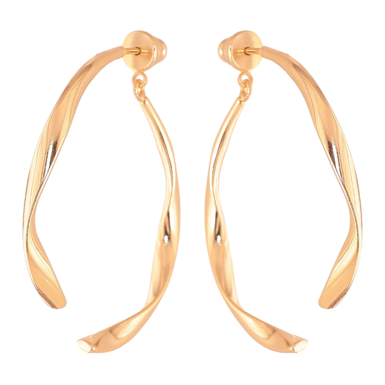 Сережки Xuping колір Позолота 18К джекети "Декоративні" фото №1