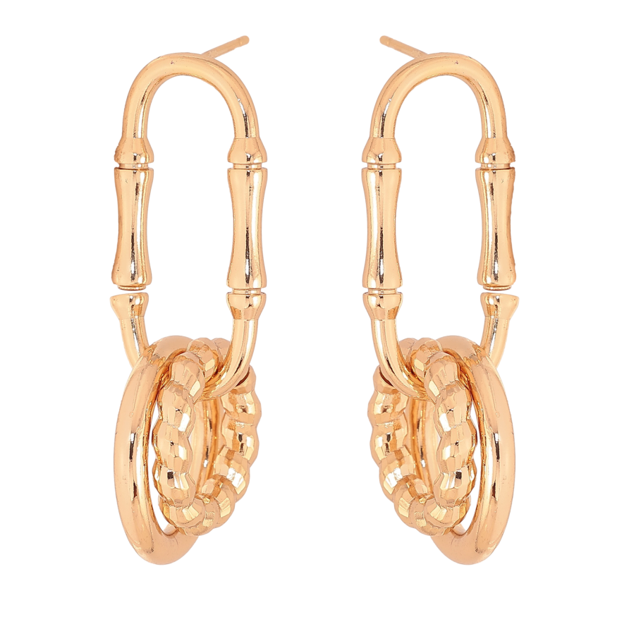 Серьги Xuping цвет Позолота 18К пусеты "Декоративные подвески" фото №1