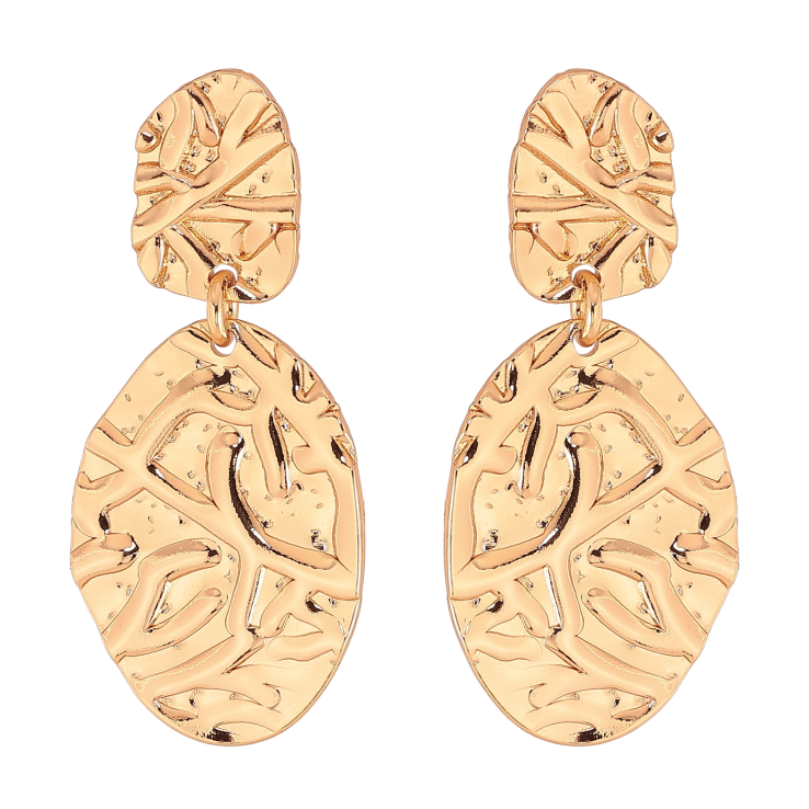 Серьги Xuping цвет Позолота 18К пусеты "Декоративные подвески" фото №6