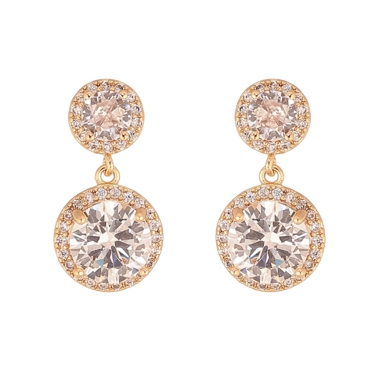 Серьги Xuping цвет Позолота 18К пусеты "Кристальные подвески" фото №22 Серьги Xuping цвет Позолота 18К пусеты "Кристальные подвески" фото №22