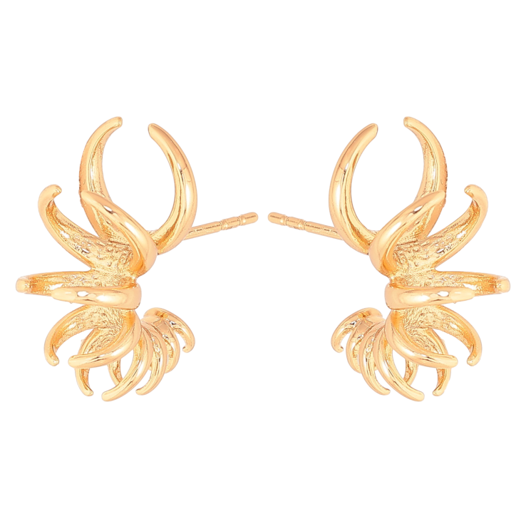 Серьги Xuping цвет Позолота 18К пусеты "Декоративные" фото №10