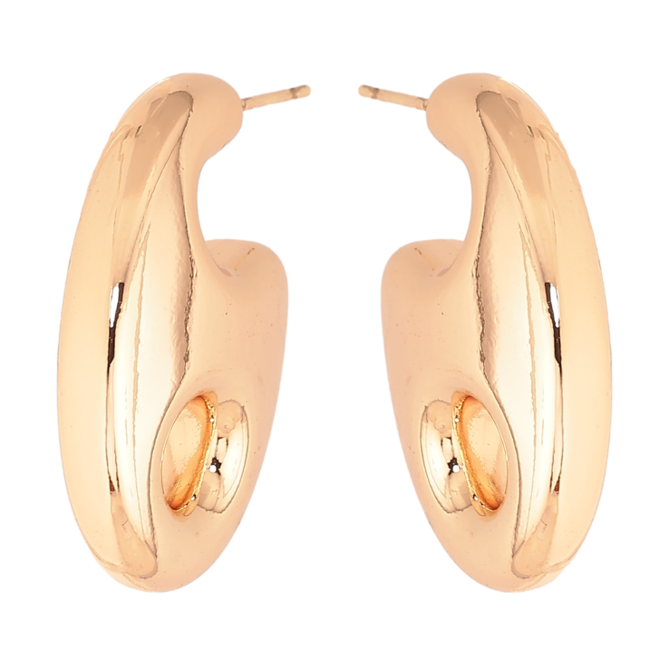 Серьги Xuping цвет Позолота 18К пусеты "Декоративные" фото №14
