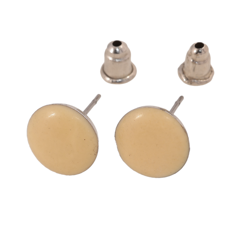 Серьги пусеты "Круглые" ø 10мм фото №21