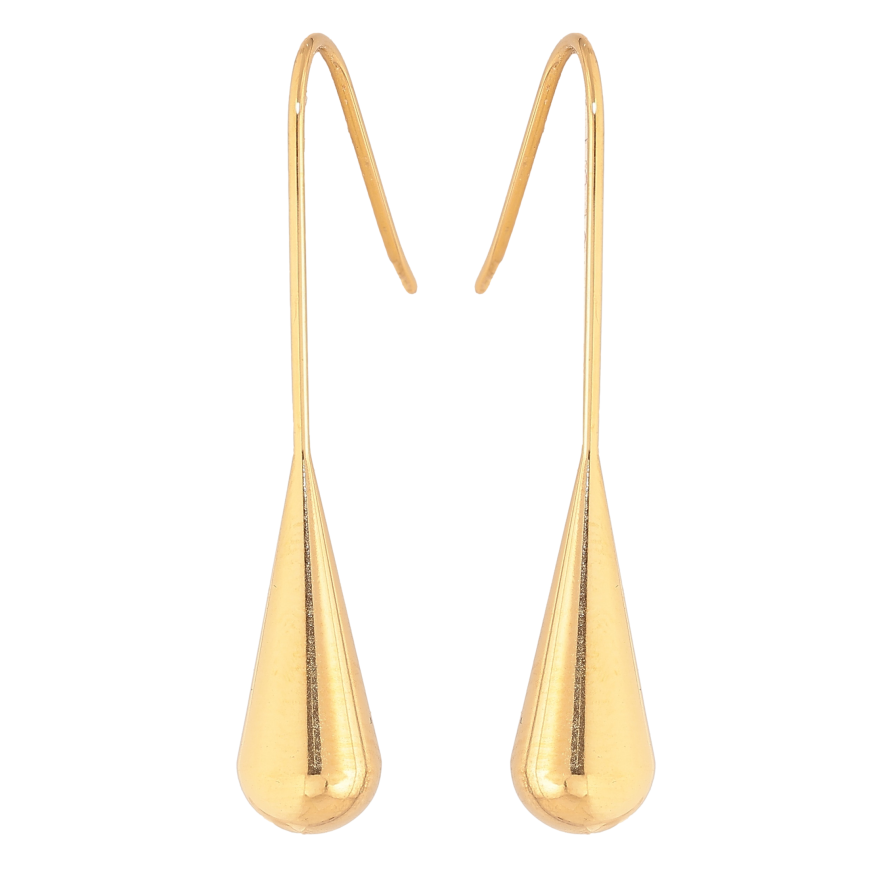 Серьги Нержавеющая сталь французский замок "Капельки" фото №1