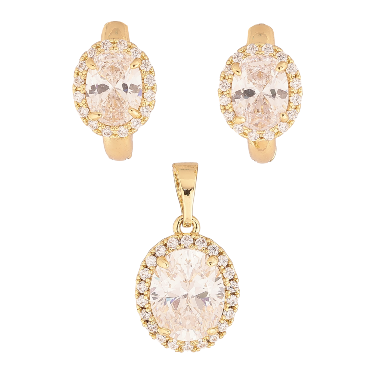 Набір Xuping колір Позолота 14K "Кришталевий блиск фото №3