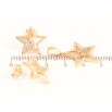 Набір Xuping колір Позолота 18K сережки кулон "Зірки з кристалами" фото №2