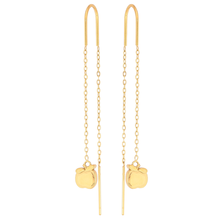 Сережки Нержавіюча сталь протяжки "Яблучка" фото №16