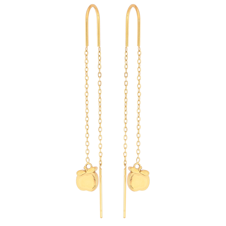 Сережки Нержавіюча сталь протяжки "Яблучка" фото №1