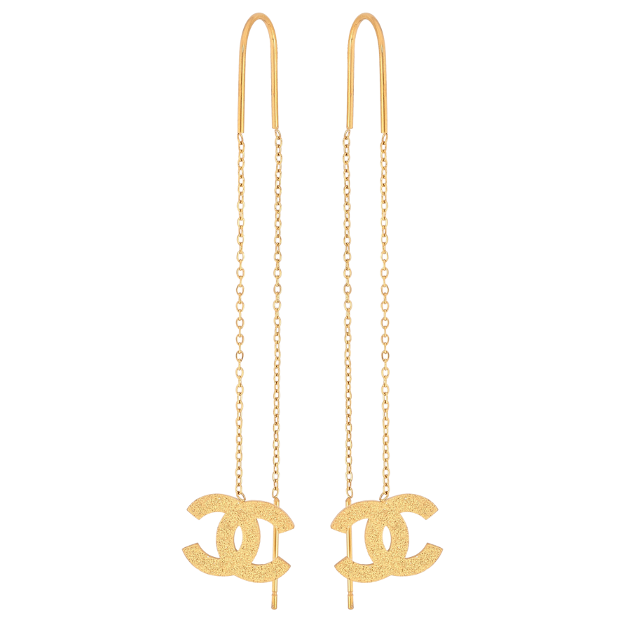 Сережки Нержавіюча сталь протяжки "Декоративні підвіски" фото №1