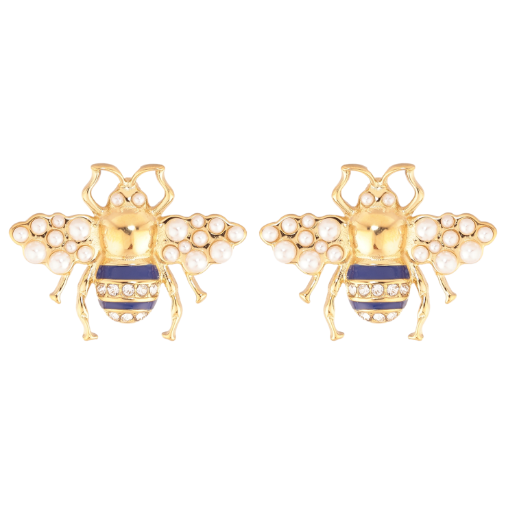 Сережки Нержавіюча сталь пусети "Бджоли" фото №21