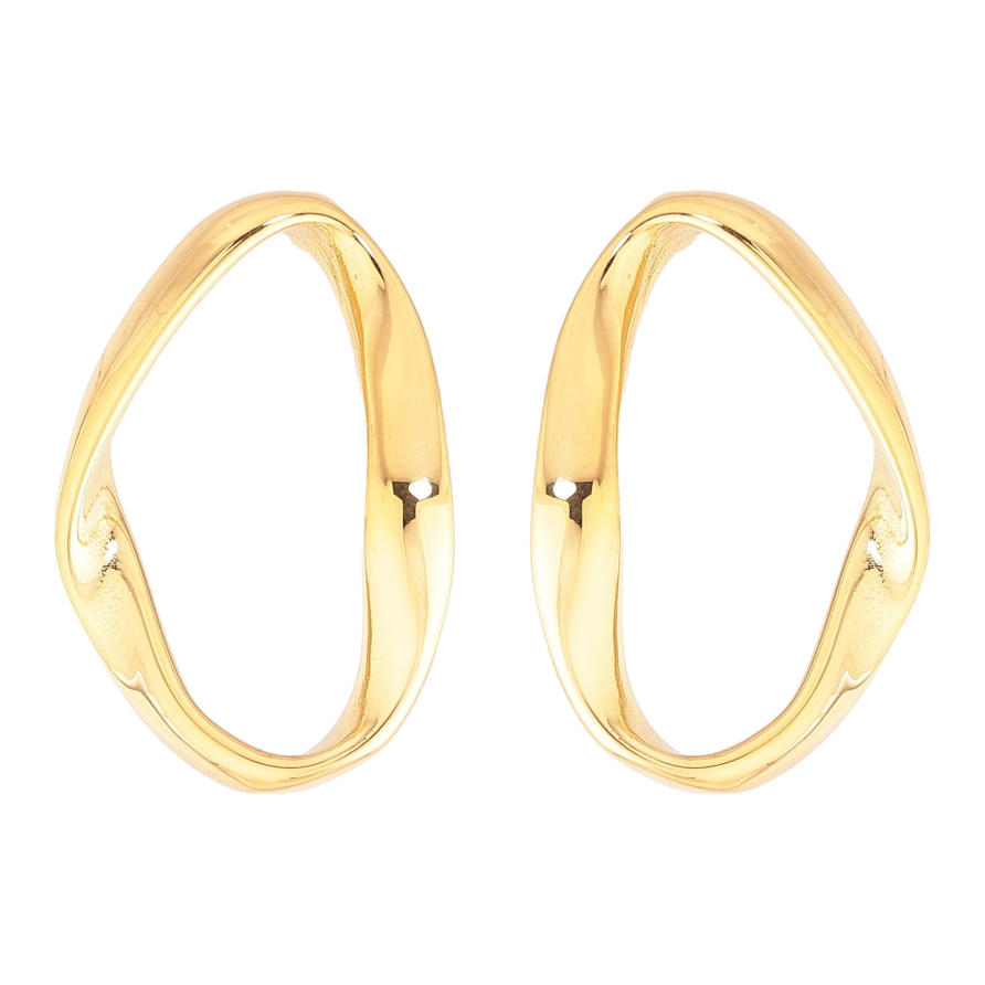 Сережки Нержавіюча сталь пусети "Декоративні овали" фото №1 Сережки Нержавіюча сталь пусети "Декоративні овали" фото №1