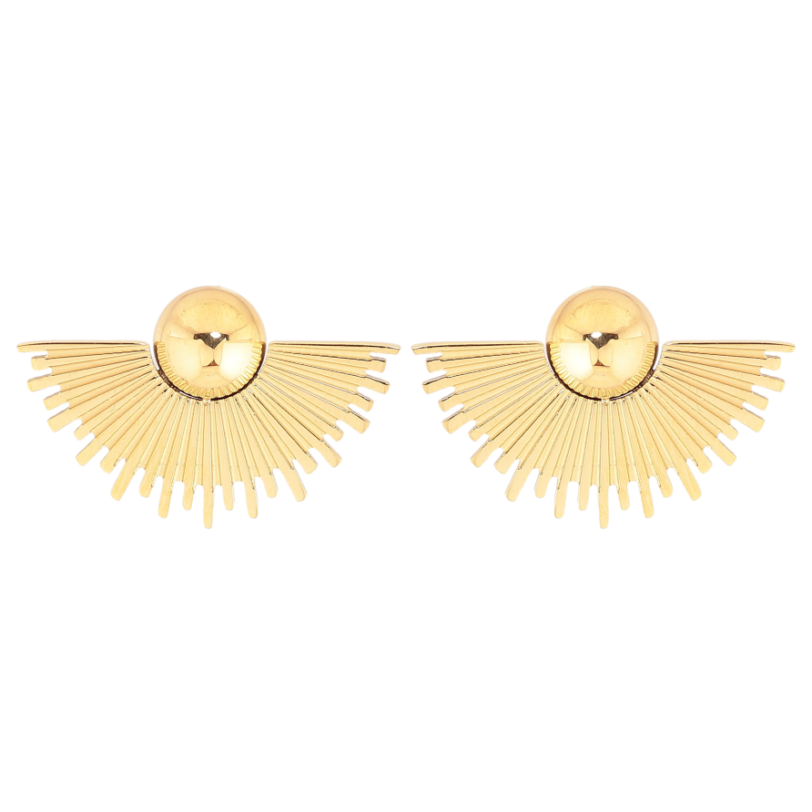 Сережки Нержавіюча сталь пусети "Декоративний візерунок" фото №1