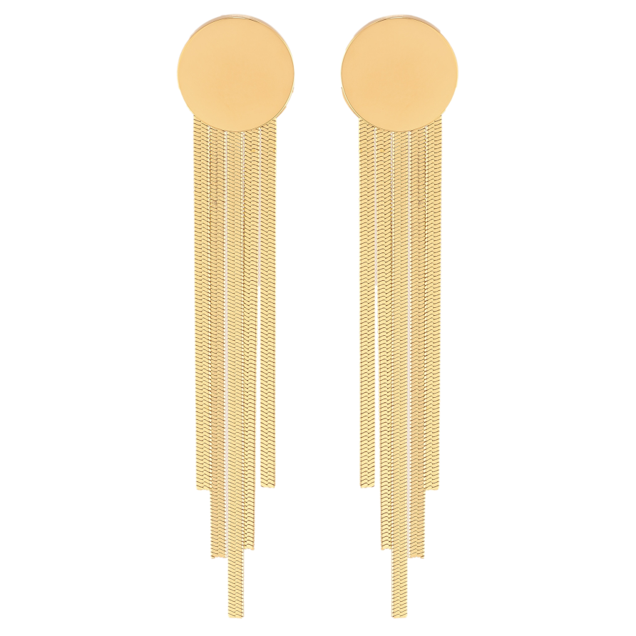 Сережки Нержавіюча сталь пусети "Декоративні підвіски" фото №1