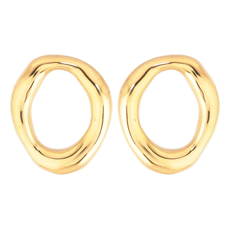 Сережки Нержавіюча сталь пусети "Декоративні овали" фото №10 Сережки Нержавіюча сталь пусети "Декоративні овали" фото №10