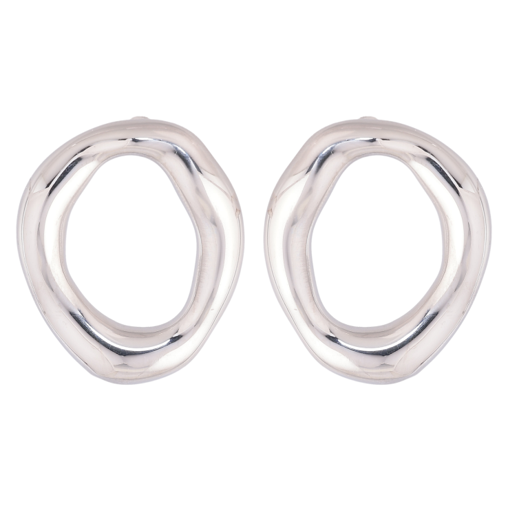 Серьги Нержавеющая сталь пусеты "Декоративные круги" фото №20