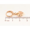 Сережки Xuping M&L колір 18K підвіски на колечках "Сердечки" фото №2 Сережки Xuping M&L колір 18K підвіски на колечках "Сердечки" фото №2